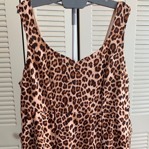 Torrid LEOPARD SWEETHEART SKATER MIDI DRESS - Picture 2 of 7